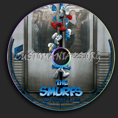 The Smurfs dvd label