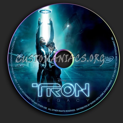 Tron Legacy dvd label