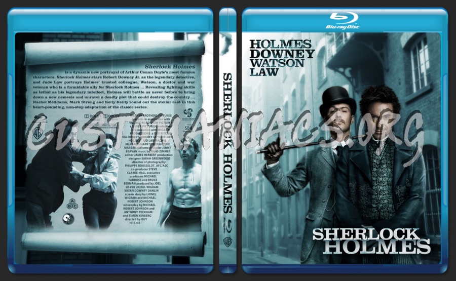 Sherlock Holmes blu-ray cover