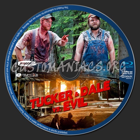 Tucker & Dale vs. Evil blu-ray label