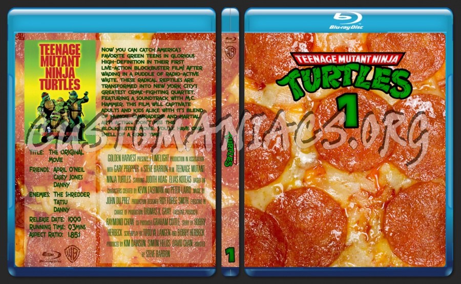 Teenage Mutant Ninja Turtles Collection blu-ray cover