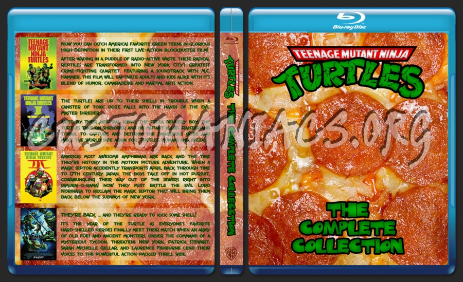 Teenage Mutant Ninja Turtles Collection blu-ray cover