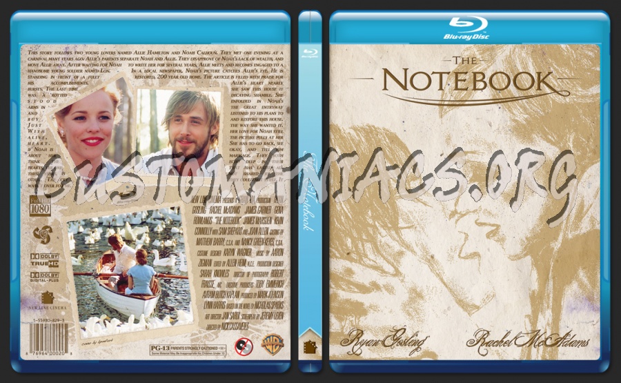 The Notebook blu-ray cover
