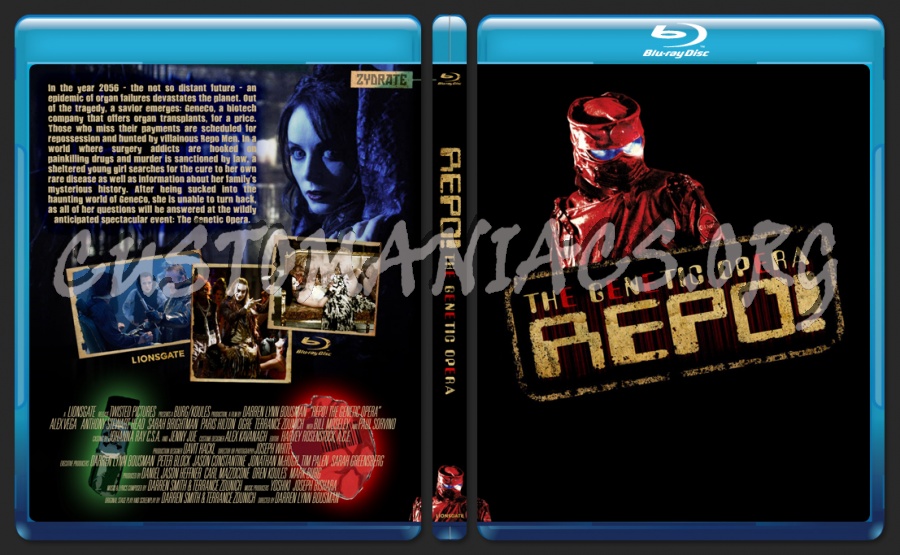 Repo! The Genetic Opera blu-ray cover