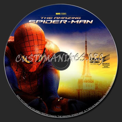 The Amazing Spider-Man dvd label