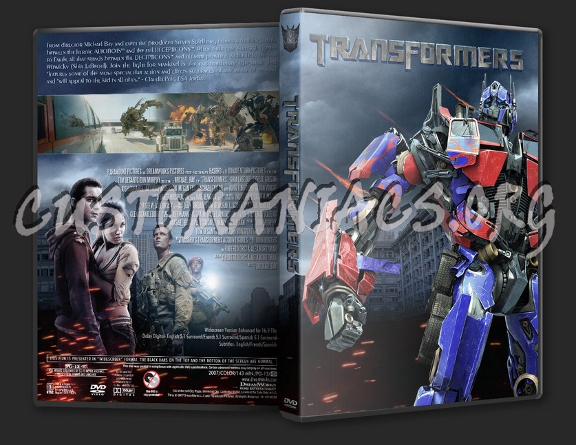 Transformers Collection dvd cover