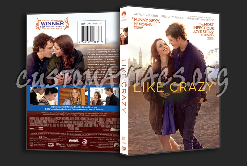 Like Crazy dvd cover