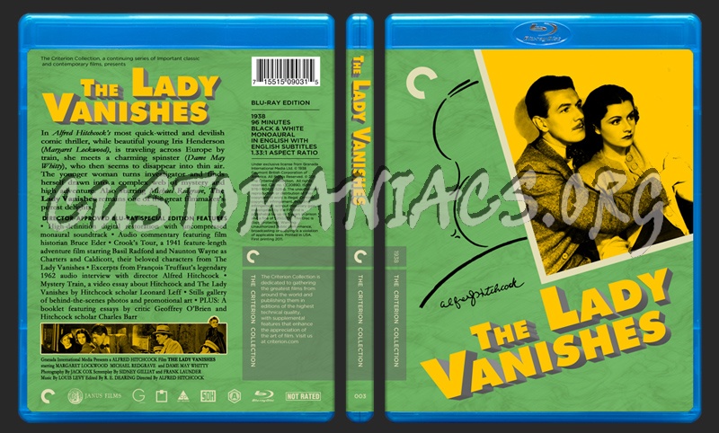 003 - The Lady Vanishes blu-ray cover