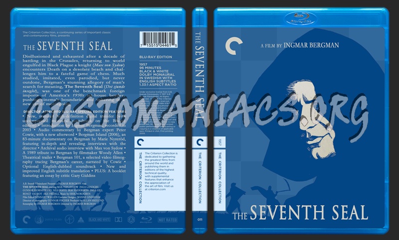 011 - The Seventh Seal blu-ray cover