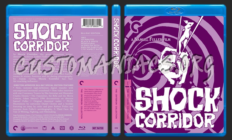 019 - Shock Corridor blu-ray cover