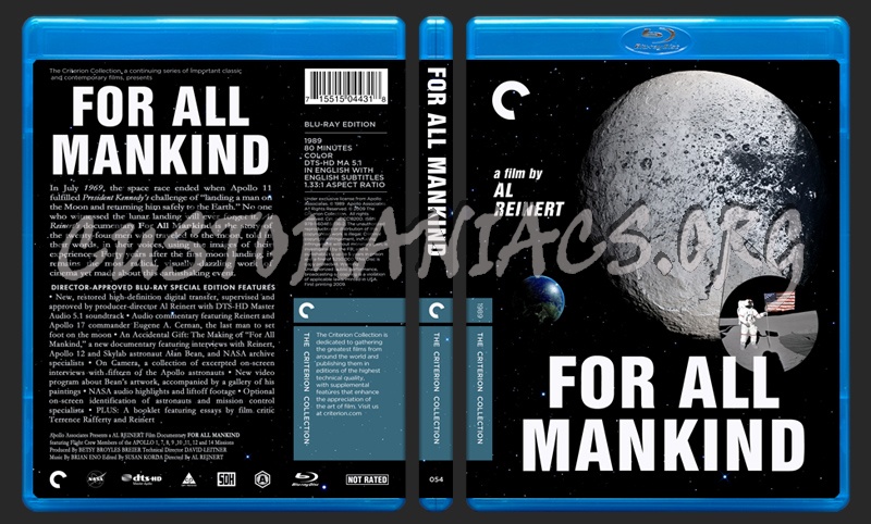 054 - For All Mankind blu-ray cover