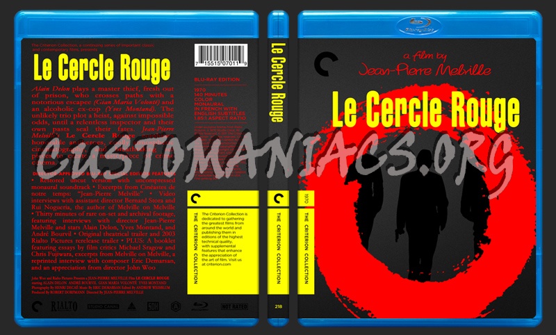 218 - Le Cercle Rouge blu-ray cover