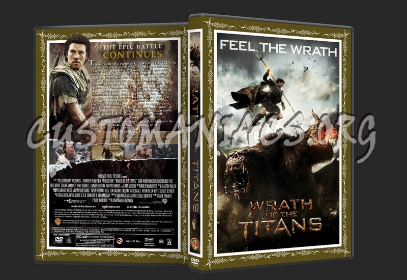 Wrath of the Titans dvd cover