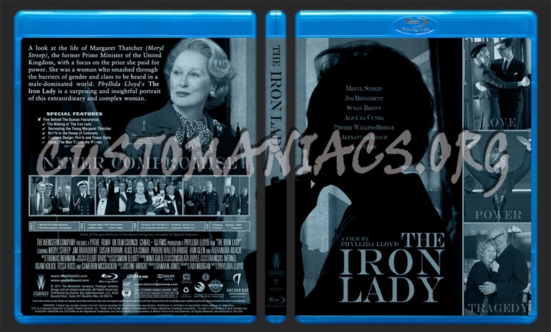 Iron Lady blu-ray cover