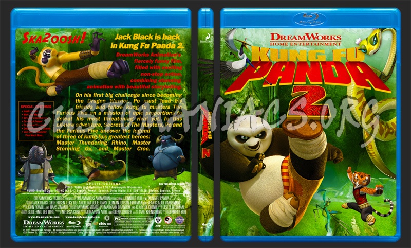 Kung Fu Panda 2 blu-ray cover