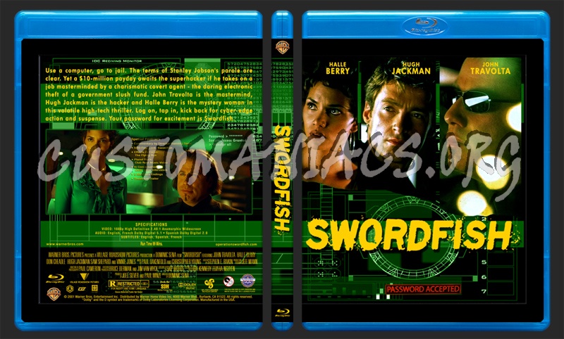 Swordfish blu-ray cover