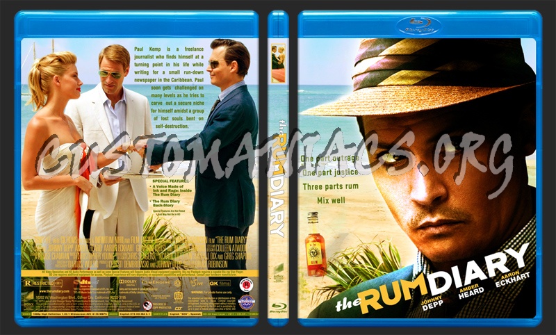 The Rum Diary blu-ray cover