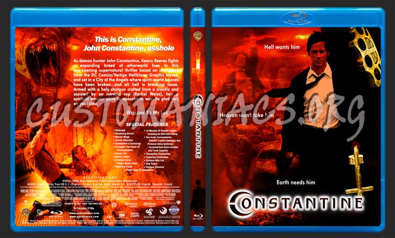 Constantine blu-ray cover