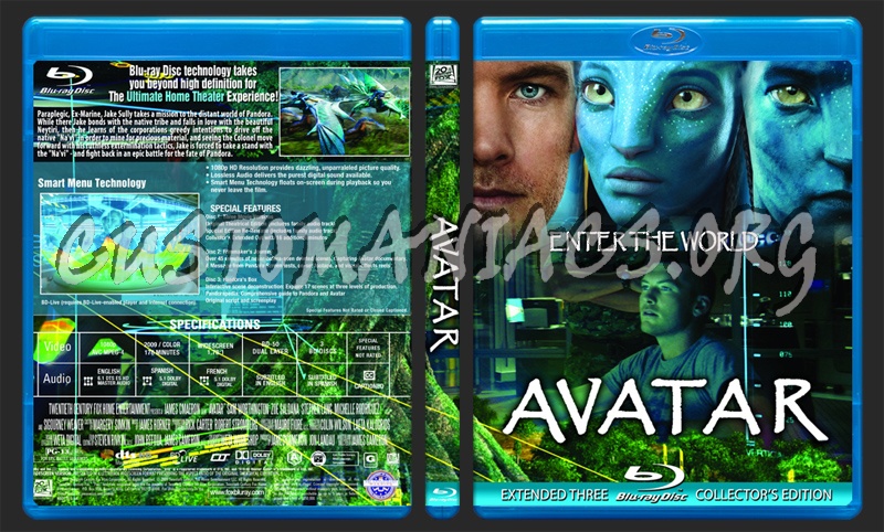 Avatar blu-ray cover
