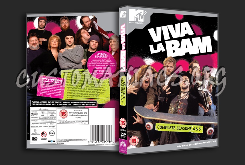 Viva La Bam Season 4 & 5 dvd cover