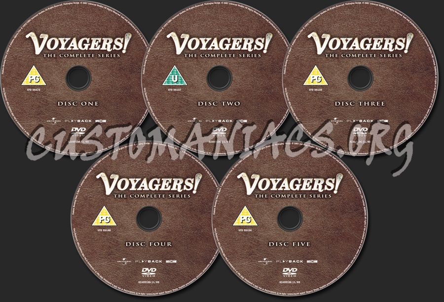 Voyagers! The Complete Series dvd label