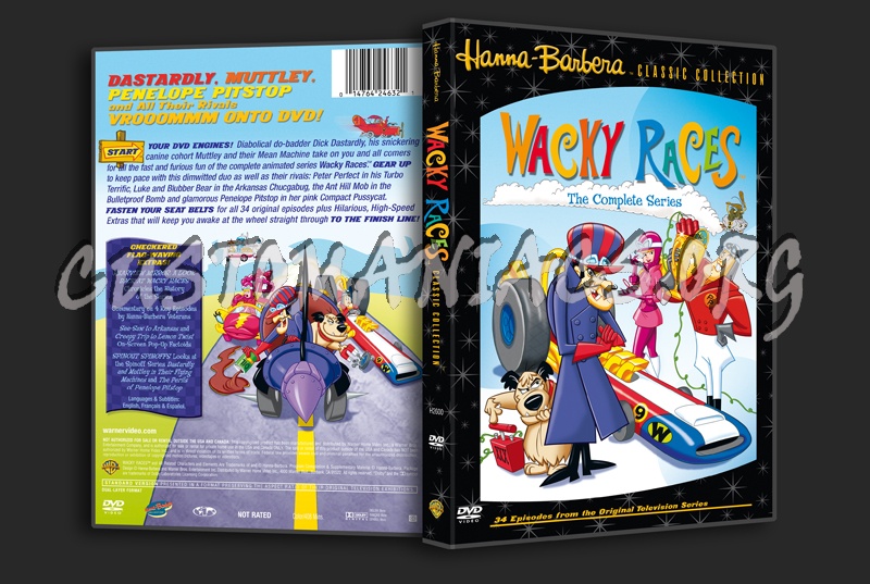 Wacky Races The Complete Series dvd cover