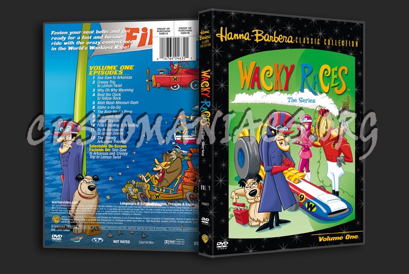 Wacky Races Volume 1 dvd cover