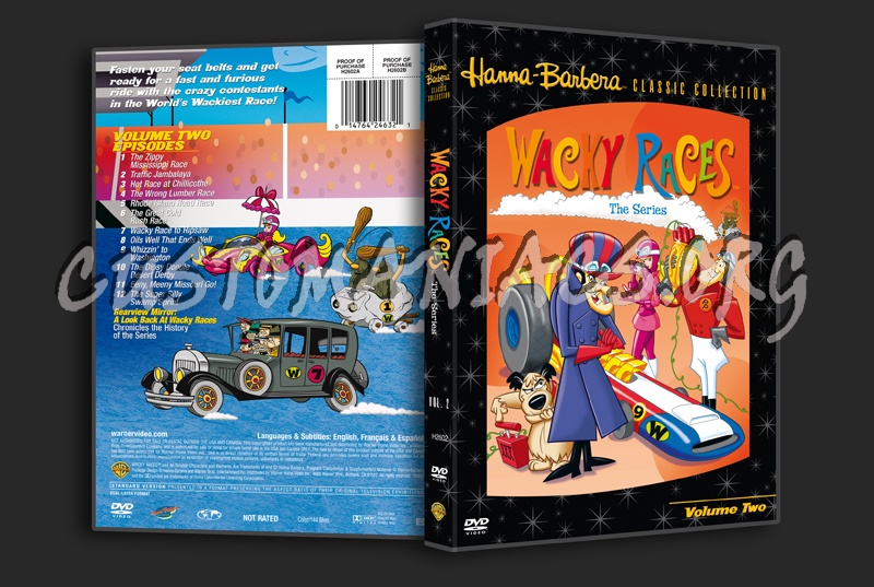 Wacky Races Volume 2 dvd cover