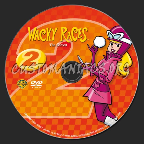 Wacky Races Volume 2 dvd label