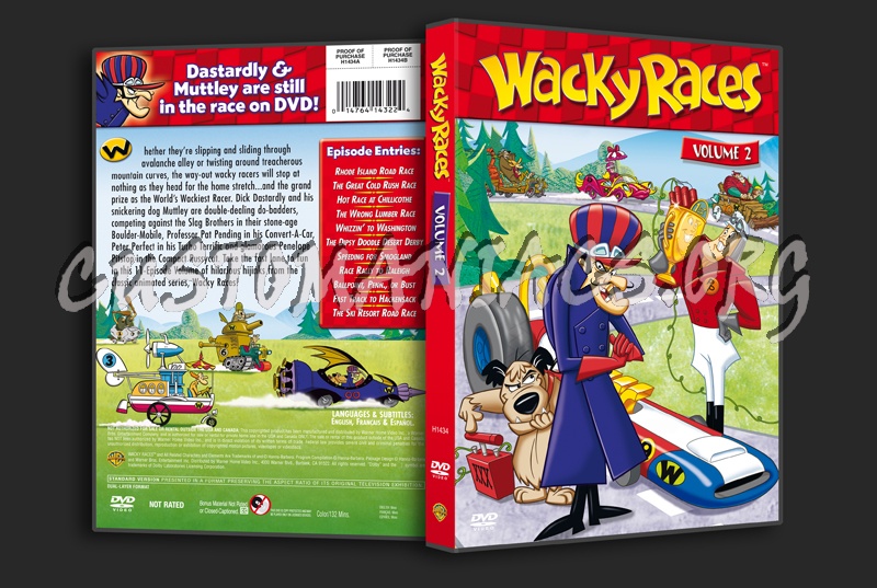 Wacky Races Volume 2 dvd cover