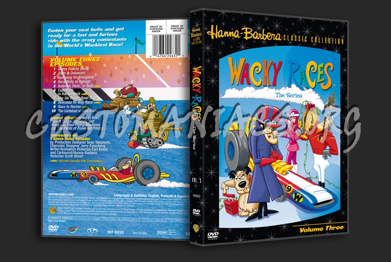 Wacky Races Volume 3 dvd cover