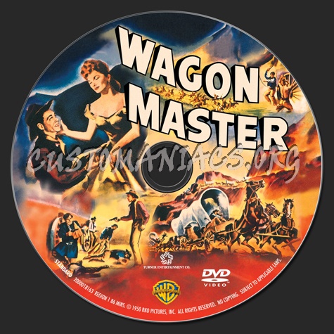 Wagon Master dvd label