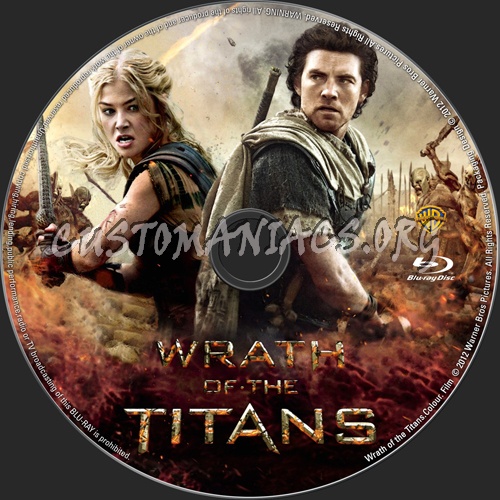 Wrath of the Titans blu-ray label