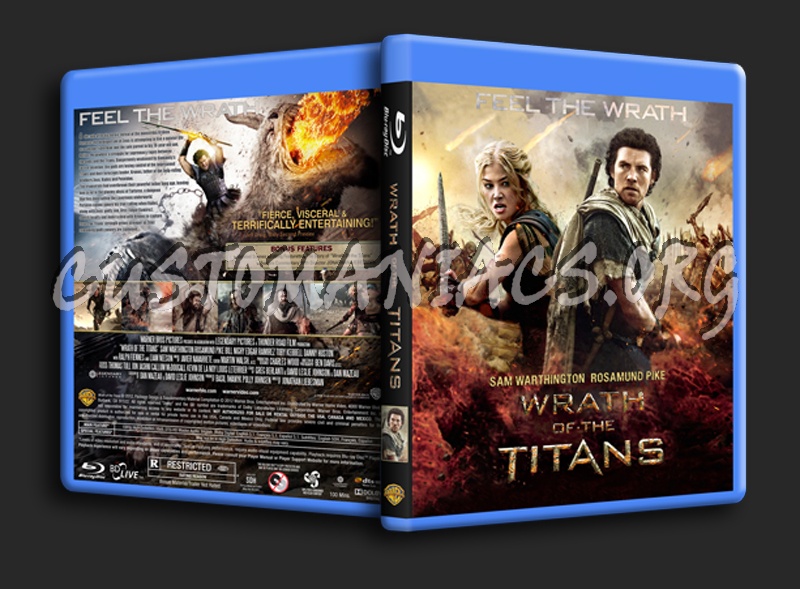 Wrath of the Titans blu-ray cover