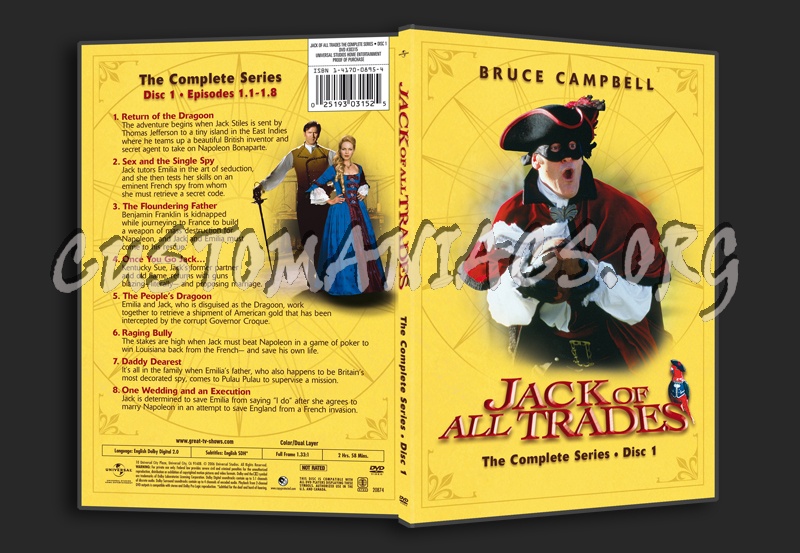 Jack of all Trades The Complete Series dvd cover