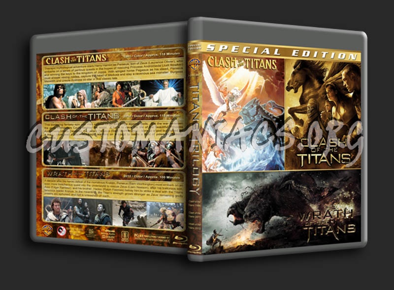 Titans Trilogy blu-ray cover