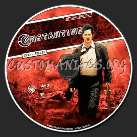 Constantine blu-ray label