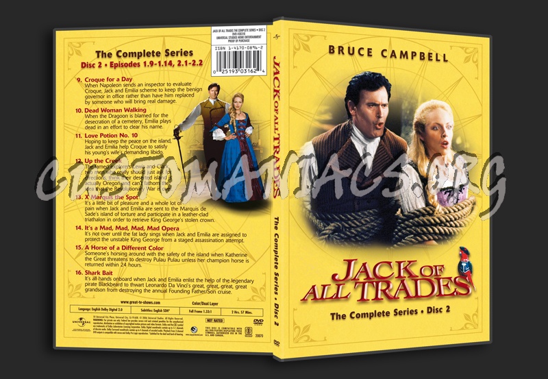 Jack of all Trades The Complete Series dvd cover