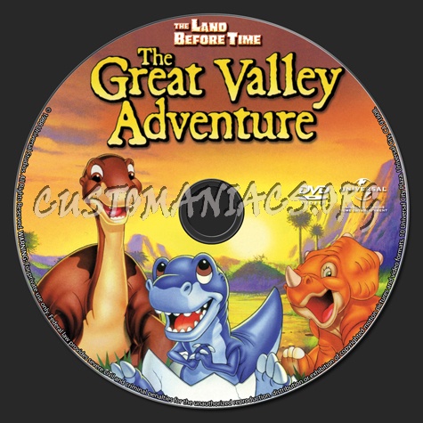 The Land Before Time 2: The Great Valley Adventure dvd label