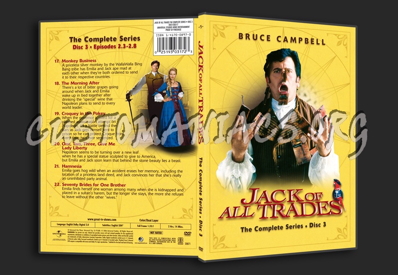 Jack of all Trades The Complete Series dvd cover