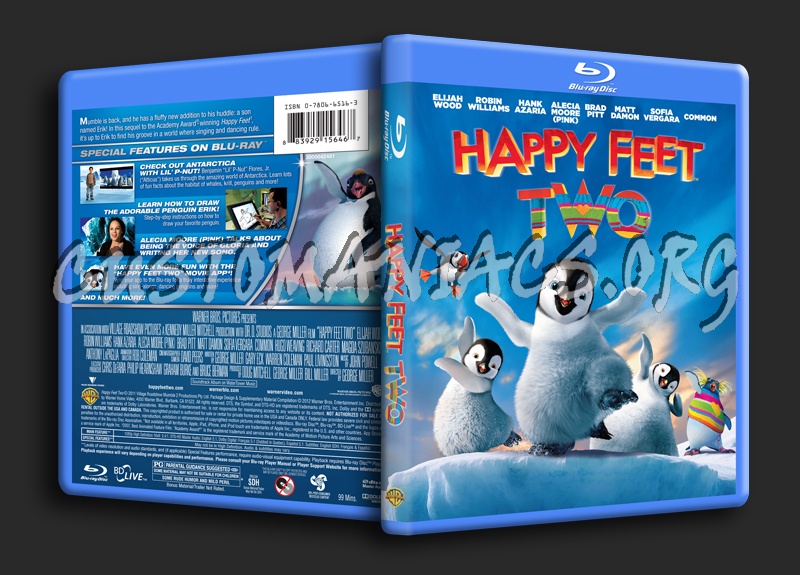 Happy Feet 2 blu-ray cover