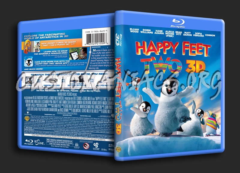 Happy Feet 2 3D blu-ray cover