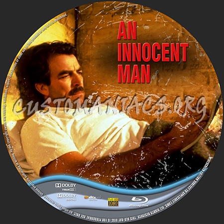 An Innocent Man blu-ray label