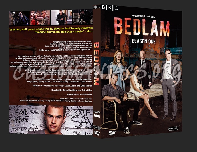 Bedlam Season 1 dvd cover