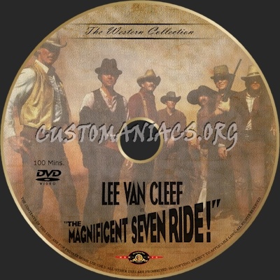 The Magnificent Seven Ride dvd label