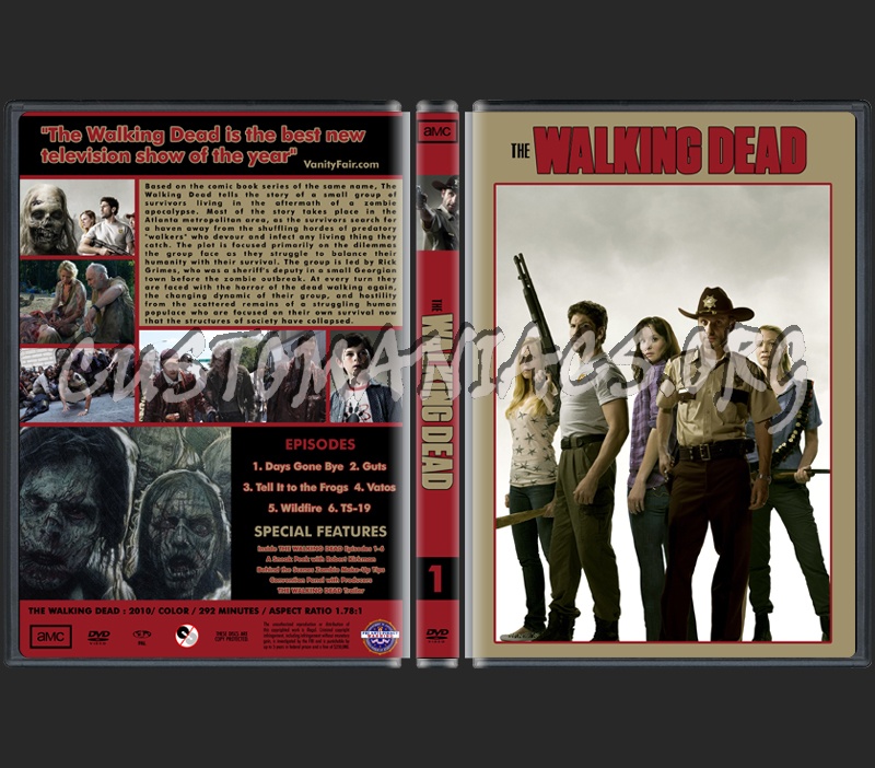 The Walking Dead Season 1 dvd cover