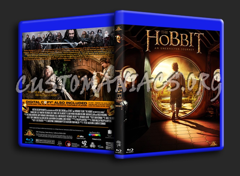 The Hobbit An Unexpected Journey blu-ray cover