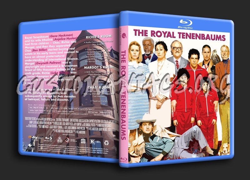 The Royal Tenenbaums blu-ray cover