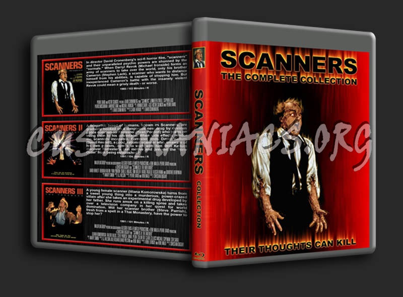 Scanners: The Complete Collection blu-ray cover