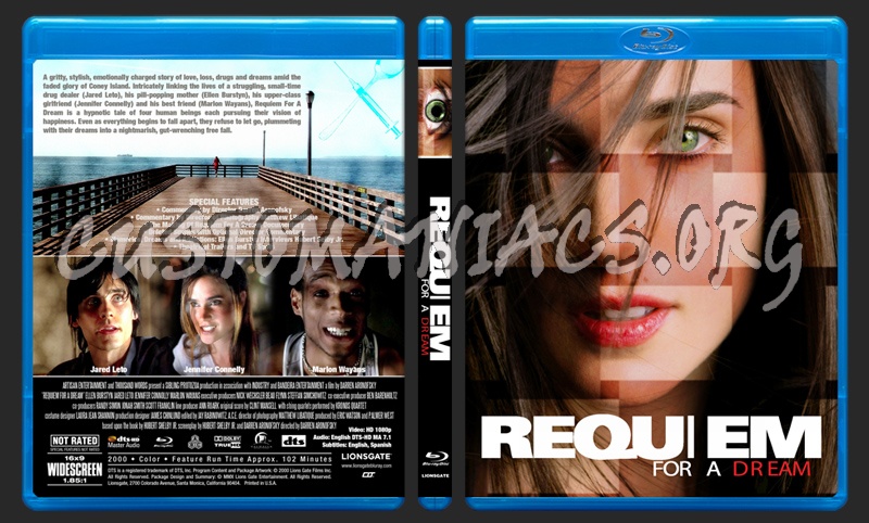 Requiem For Dream blu-ray cover
